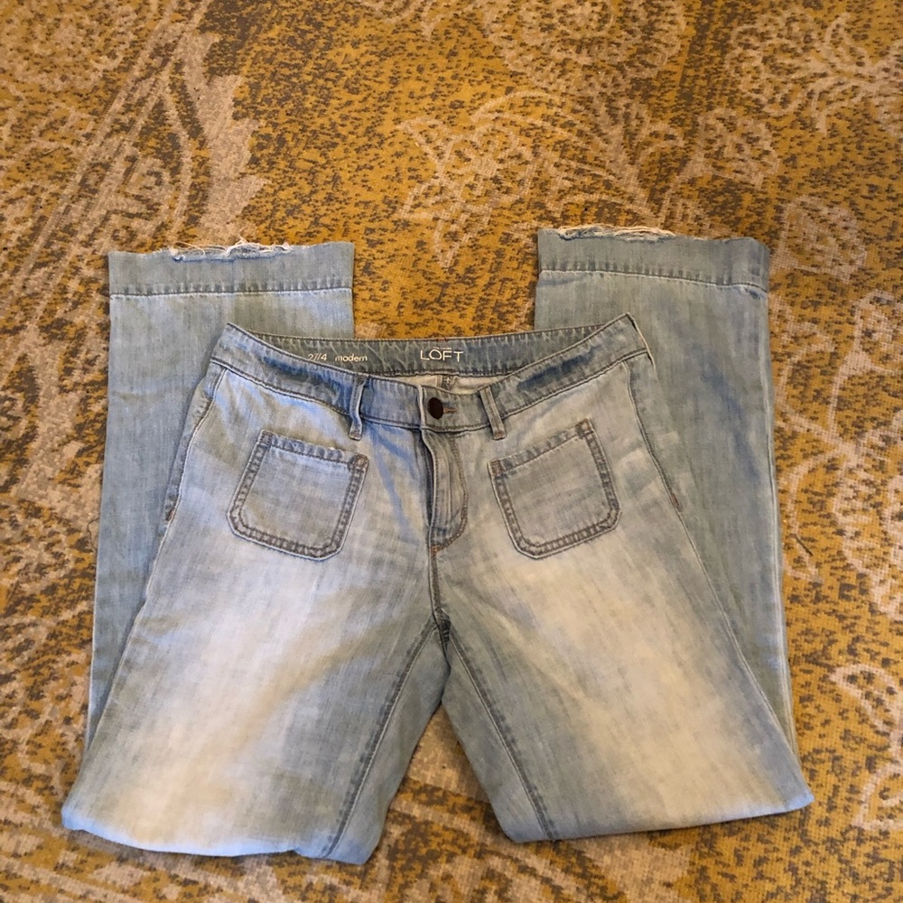 Loft flare jeans